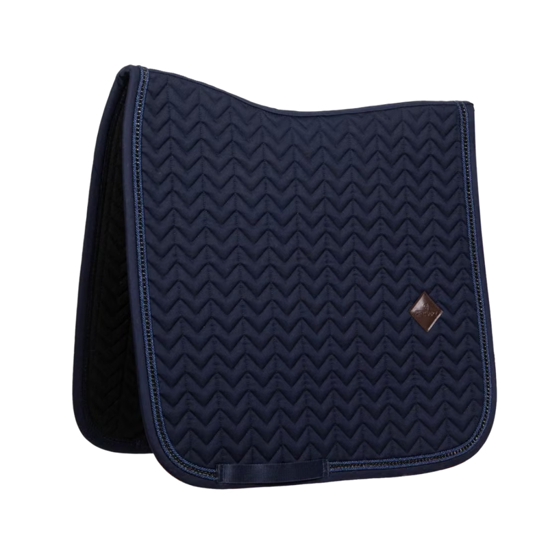 Kentucky Dressage Saddlepad with Metal Chain Full - Navy-5
