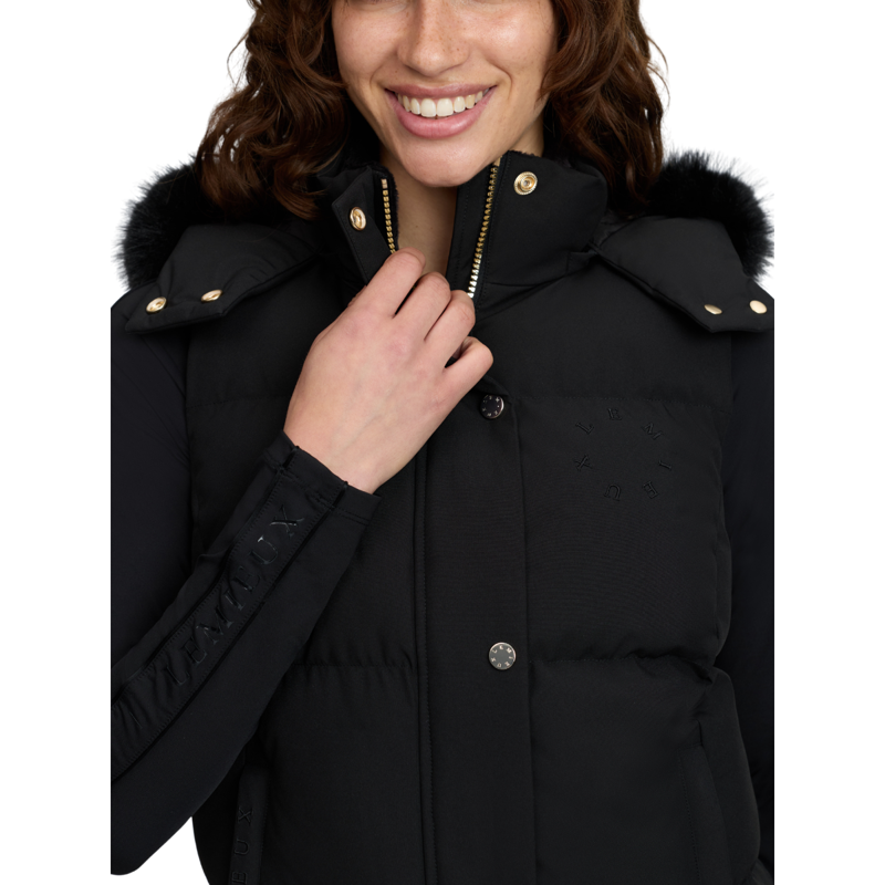 LeMieux Margot Hooded Gilet - Black-3