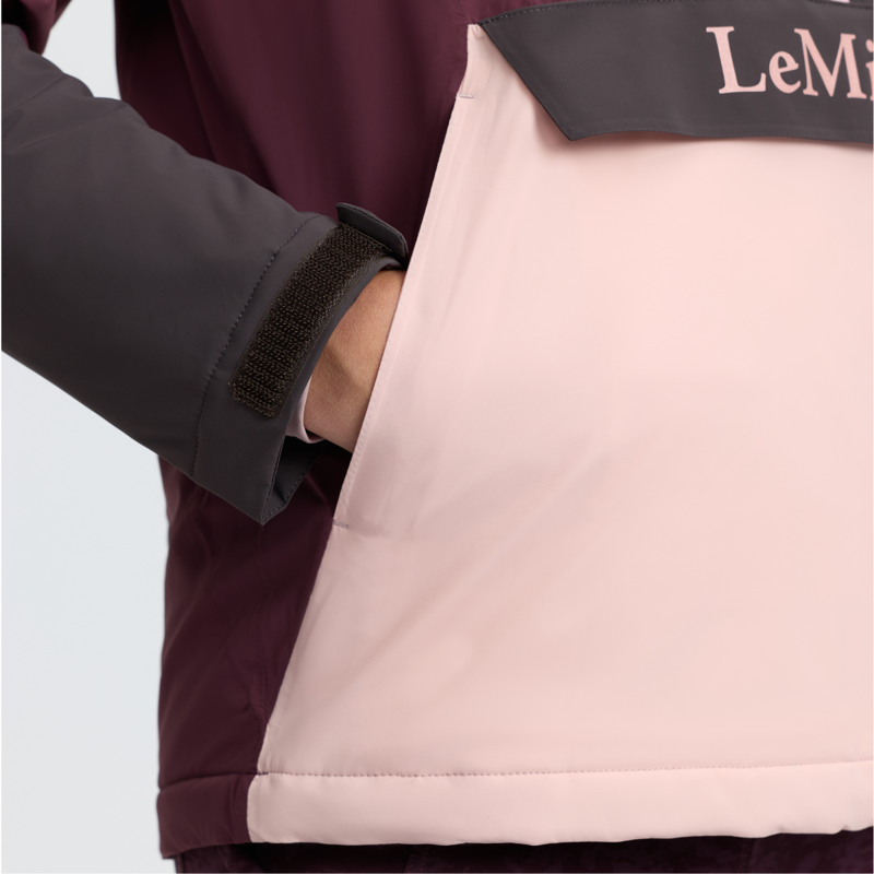 LeMieux Young Rider Bailey Waterproof Anorak - Bramble-6