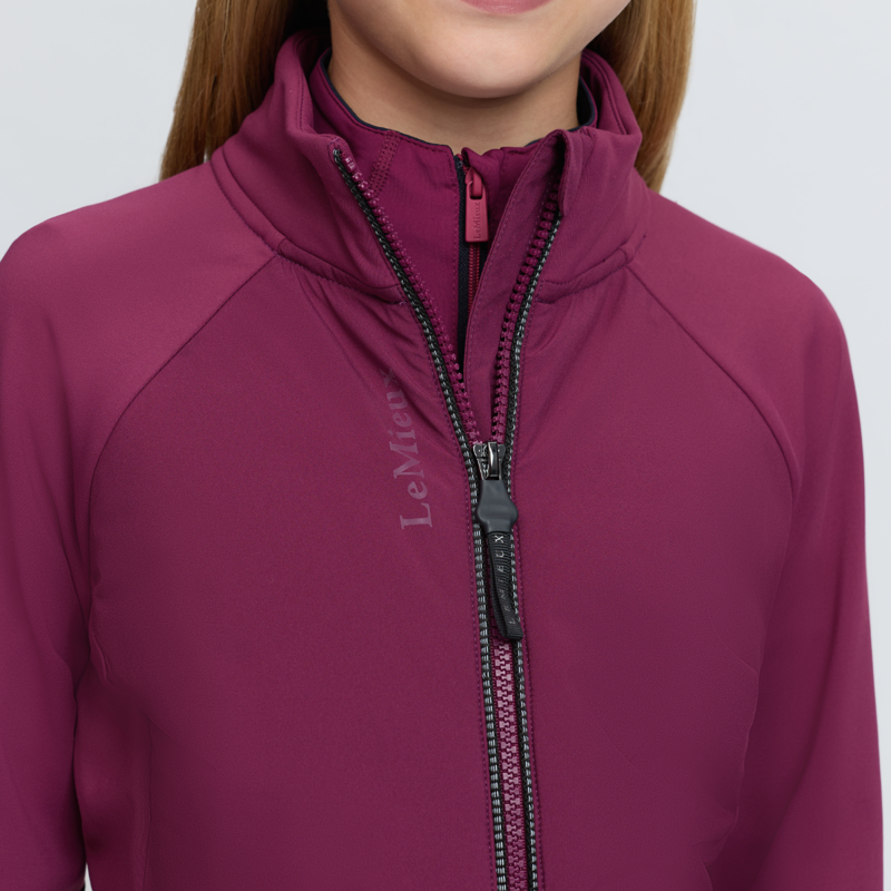 LeMieux Young Rider Betty Lightweight Jacket - Blackberry-3