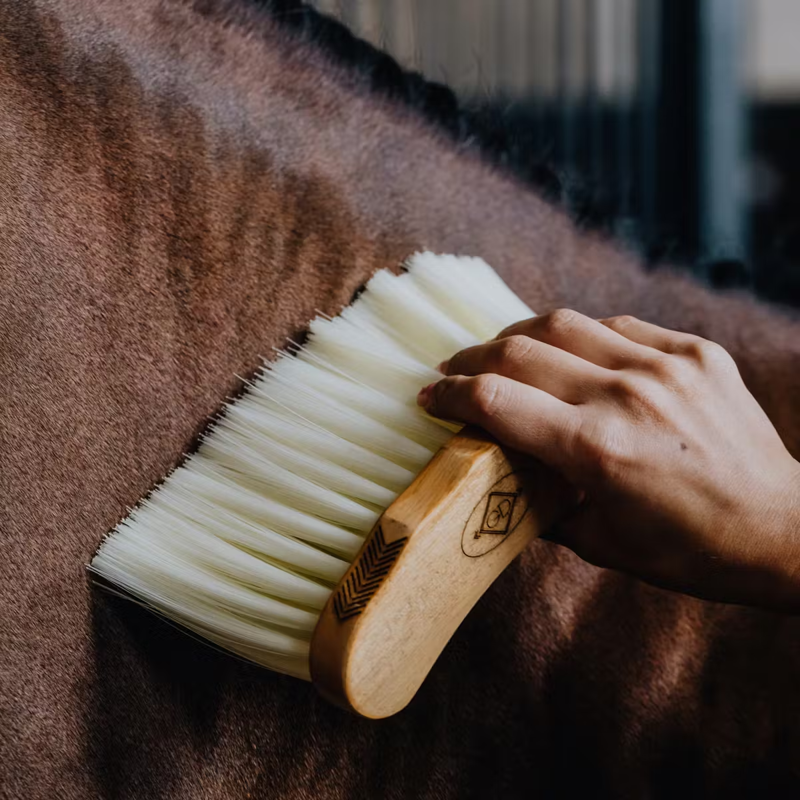 Grooming Deluxe Middle Brush Long - Natural-4