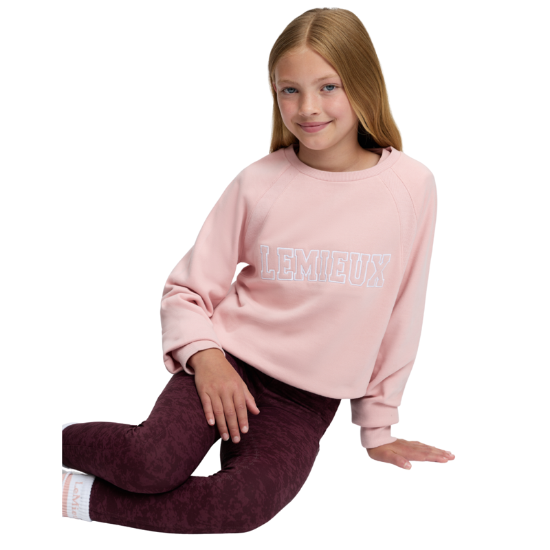 LeMieux Young Rider Shay Varsity Crew - Petal-5