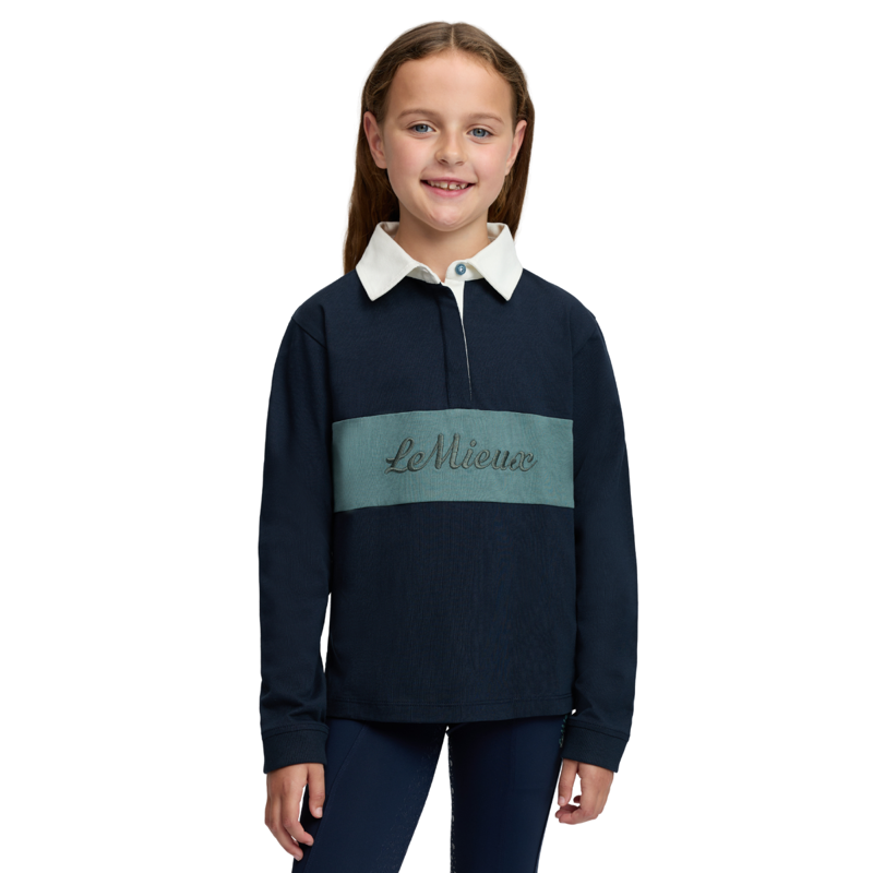LeMieux Mini Roman Rugby Shirt - Navy-3