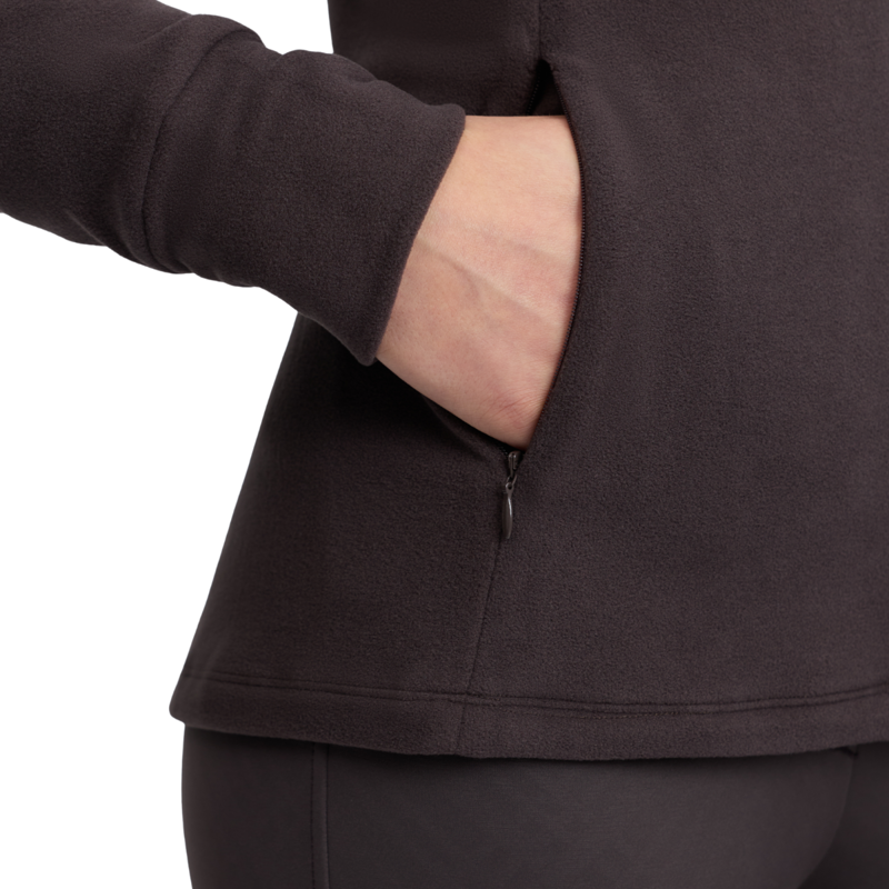 LeMieux Frances Quarter Zip Fleece - Cocoa-4
