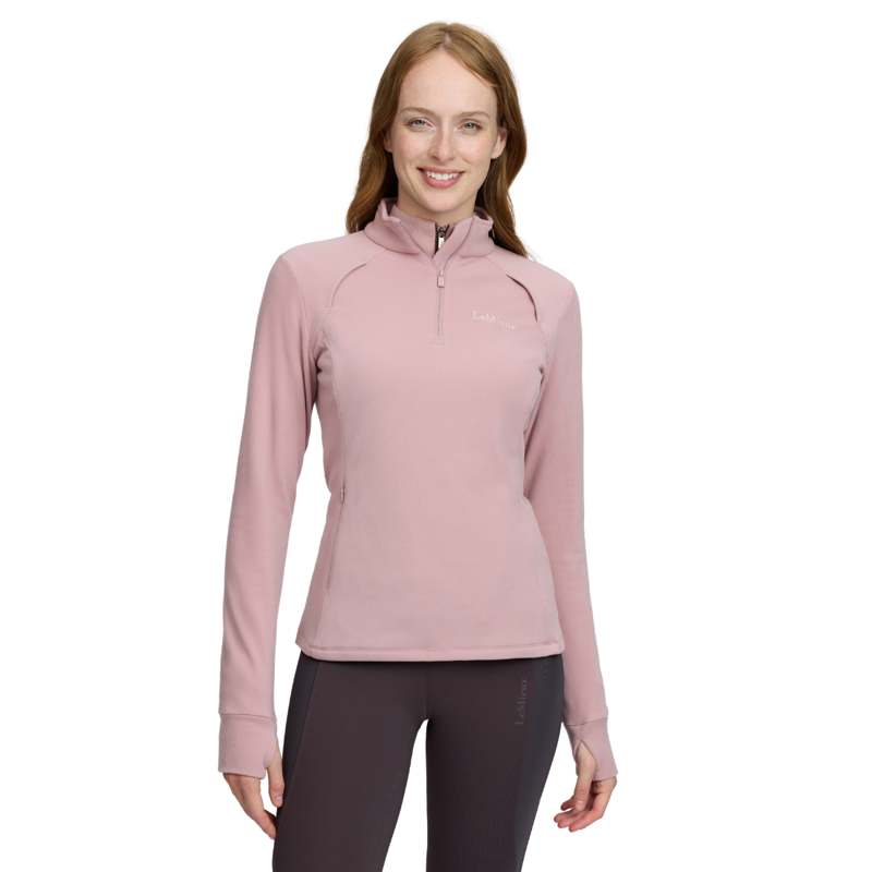 LeMieux Frances Quarter Zip Fleece - Wild Rose-2