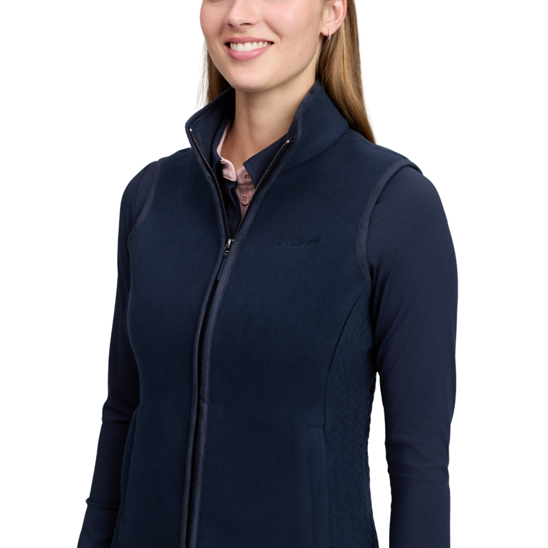 LeMieux Frankie Fleece Gilet - Navy-4