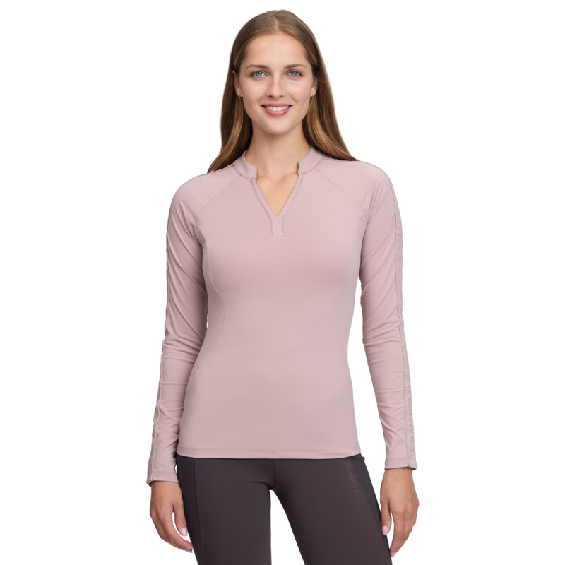 LeMieux Lisa Long Sleeve Base Layer - Wild Rose-3