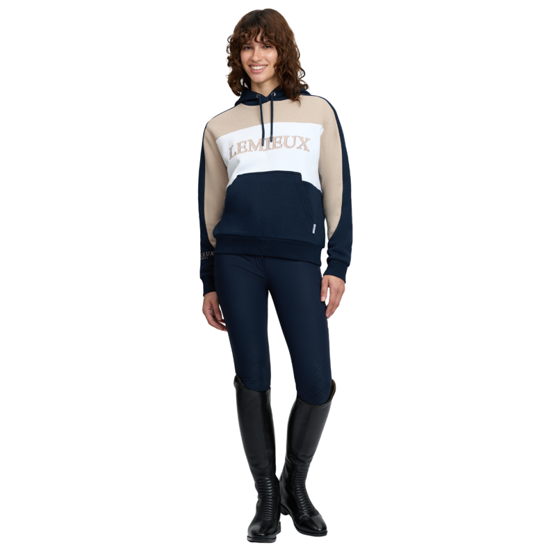 LeMieux Kadie Colour Block Hoodie - Navy-5