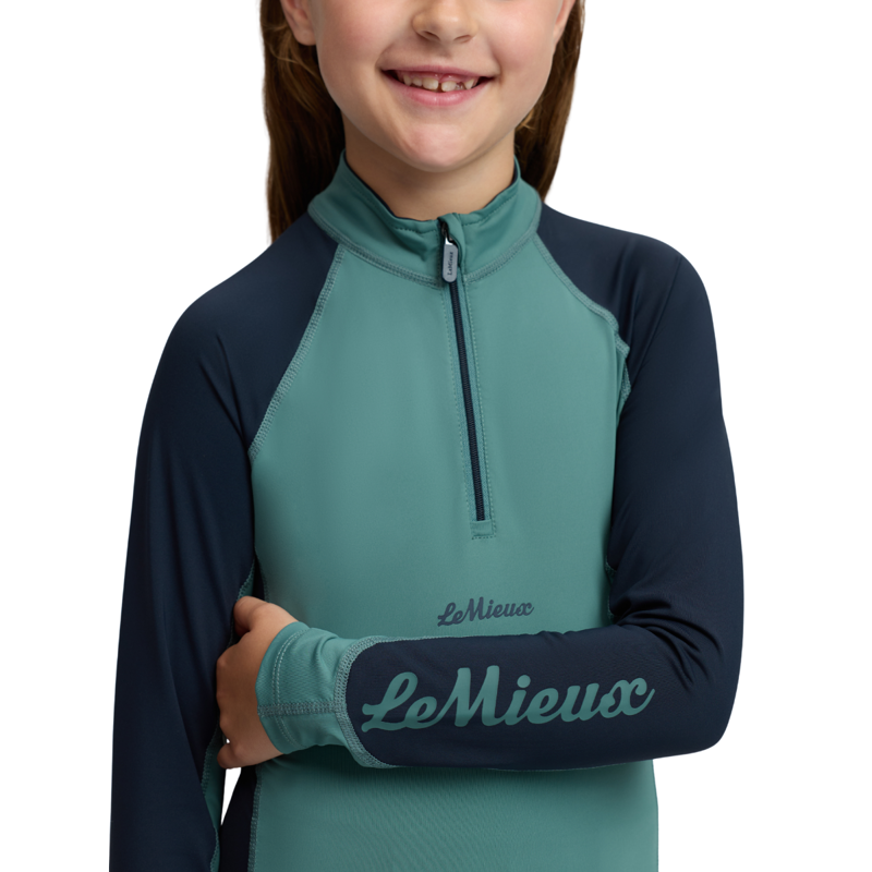 LeMieux Mini Base Layer - Navy/Aloe-4