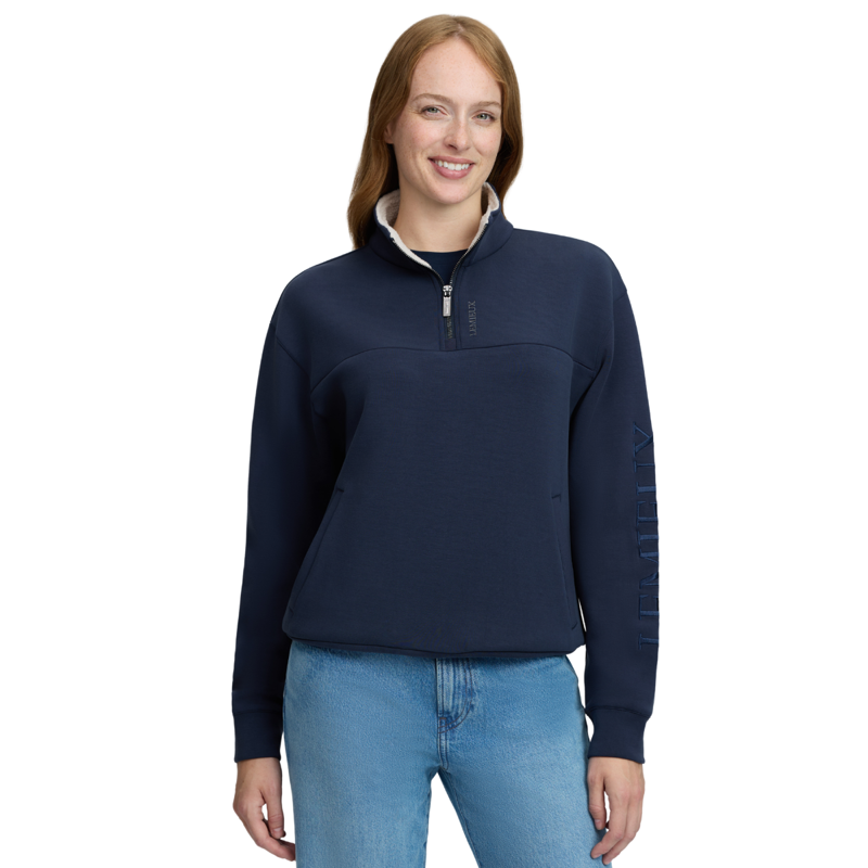 LeMieux Scarlet Quarter Zip Sweat - Navy-1