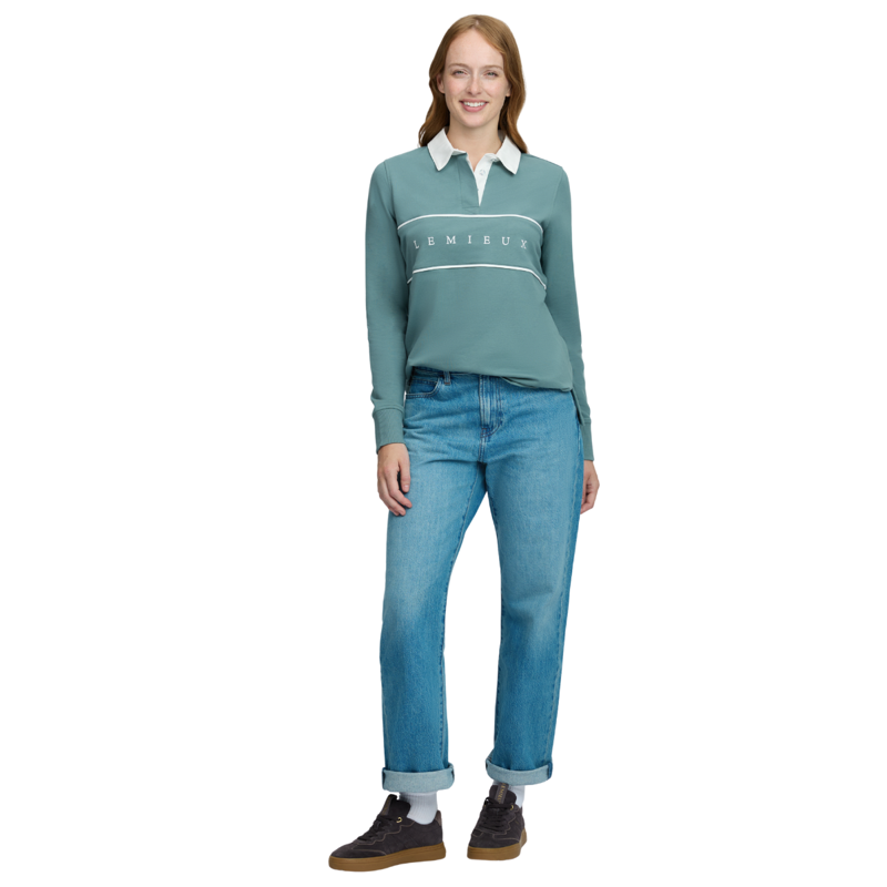 LeMieux Rochelle Rugby Shirt - Aloe-4