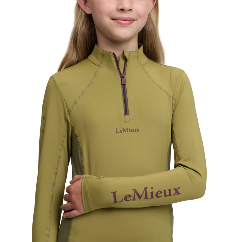LeMieux Young Rider Classique Base Layer - Gooseberry-4