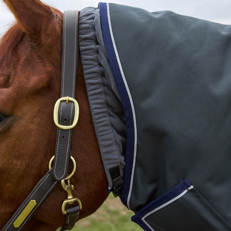 WeatherBeeta ComfiTec Ultra Detach-A-Neck 360g Turnout Rug - Charcoal-4