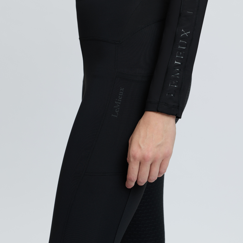 LeMieux Natalie Brushed Pull On Riding Tight - Black-3