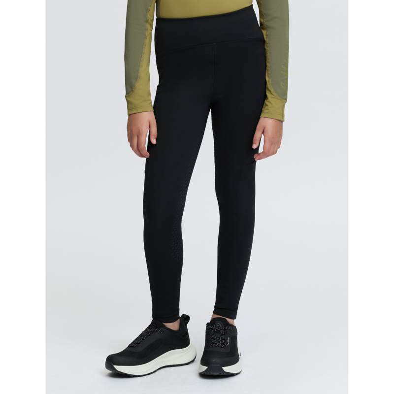 LeMieux Mini Nora Brushed Pull Ons - Black-3
