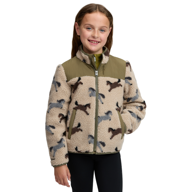 LeMieux Mini Theo Pony Fleece - Willow Green-1