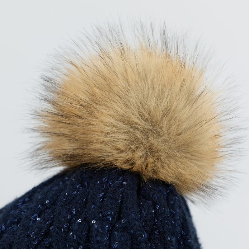 LeMieux Bernie Sequin Beanie - Navy-4