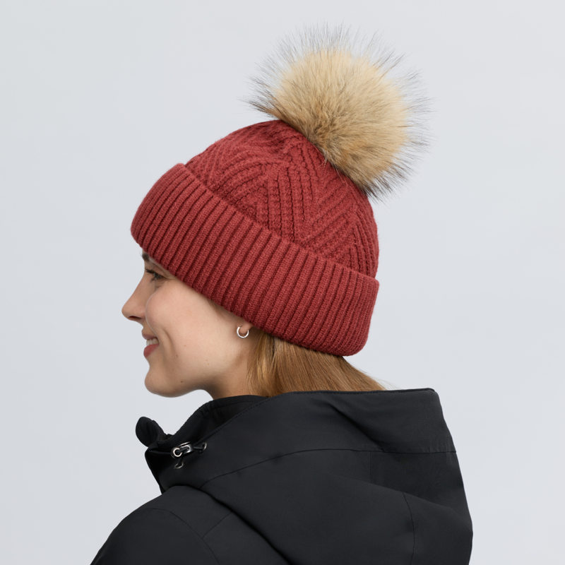 LeMieux Clara Knit Beanie - Russet-4