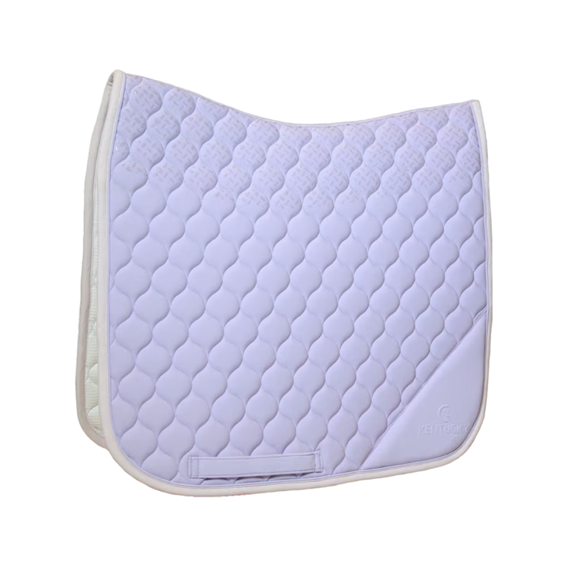 Kentucky Softshell Onion Quilt Dressage Saddlepad Full - Light Purple/Light Rose-4