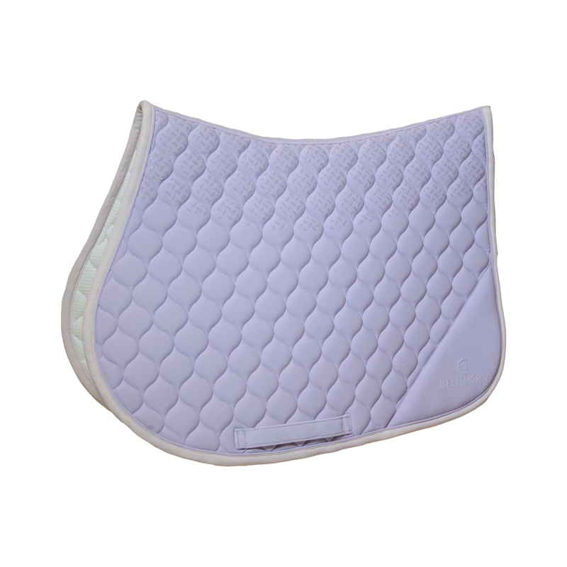 Kentucky Softshell Onion Quilt Jumping Saddlepad Full - Light Purple/Light Rose-4