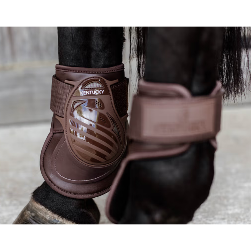 Kentucky Young Horse Deep Fetlock Boots Air - Brown-4