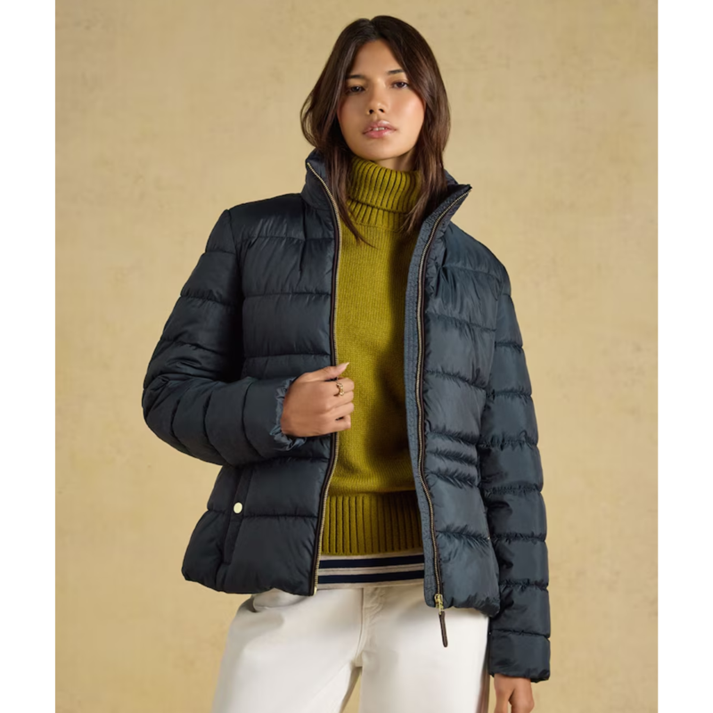 Joules Ladies Paddock Coat - Navy-2