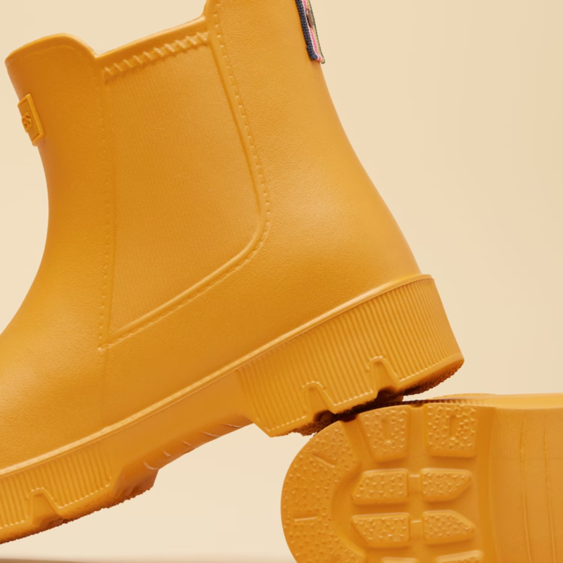 Joules Ladies Raindance Wellies - Ochre Yellow-4