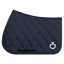 Cavalleria Toscana New Circular Quilted Jersey Jumping Saddlepad - Navy