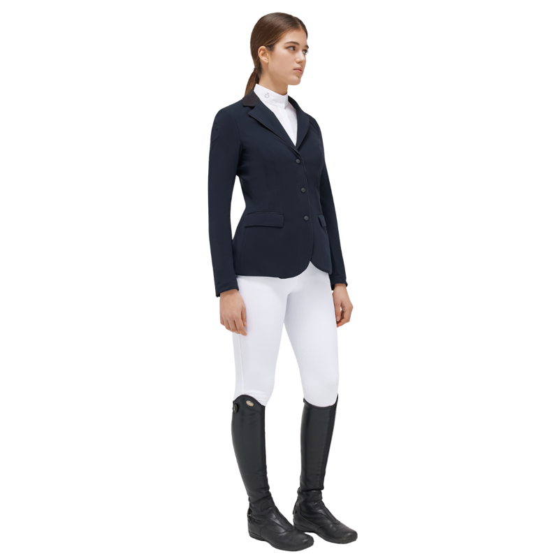 Cavalleria Toscana Women's GP Zip Competition Jacket - Navy