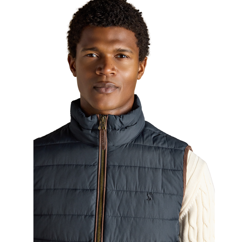 Joules Men's Heritage Padded Gilet - Navy-7
