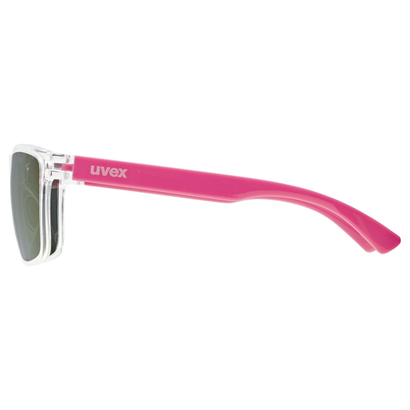 Uvex Rookie Junior Sunglasses - Clear/Pink-4