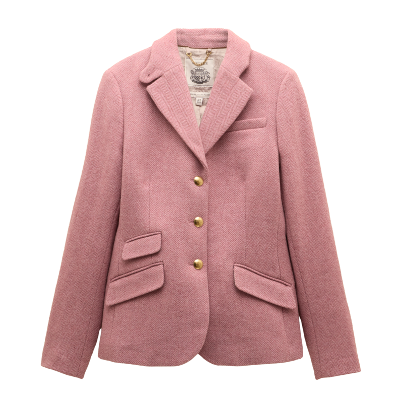 Joules Ladies Canterly Jacket - Pink Tweed-8
