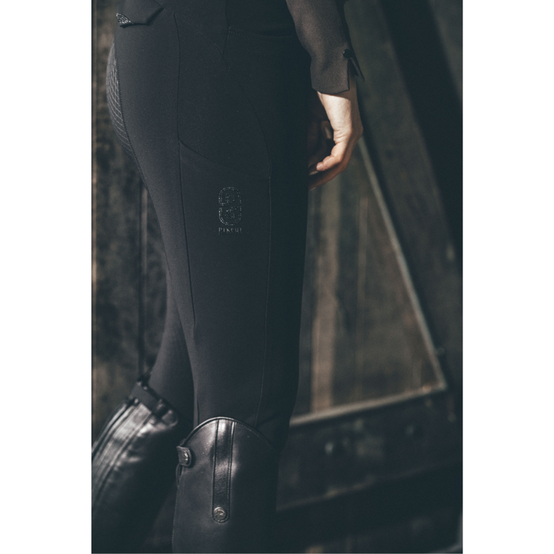Pikeur Ladies Cantira Matrix GripTec Breeches - Black-4