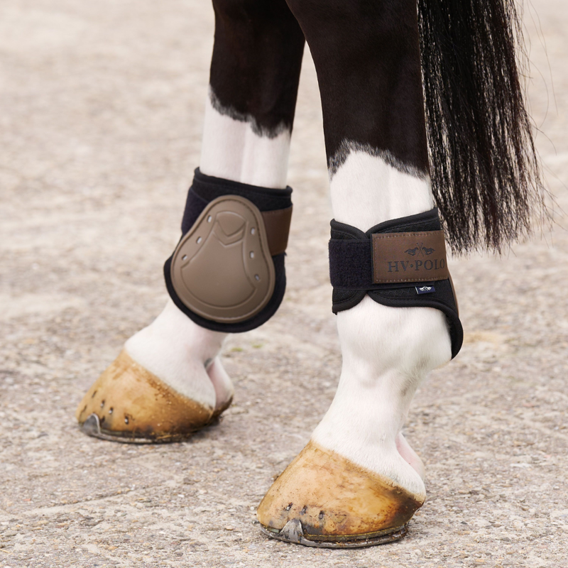 HV Polo Classic Tendon and Fetlock Boot Set - Straw-4