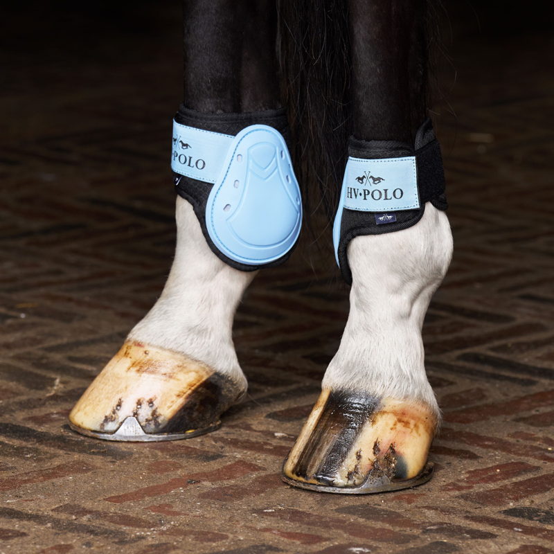 HV Polo Classic Tendon and Fetlock Boot Set - Powder Blue-4