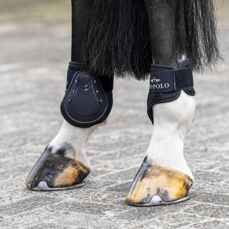 HV Polo Classic Tendon and Fetlock Boot Set - Black-4