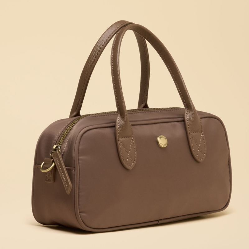 Joules East West Zip Crossbody Bag - Mocha-4