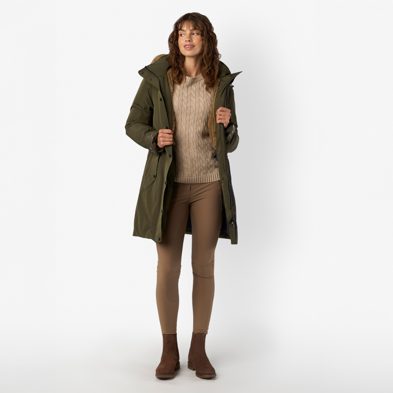 HV Polo Ladies Rosemary Parka - Forest Green-4