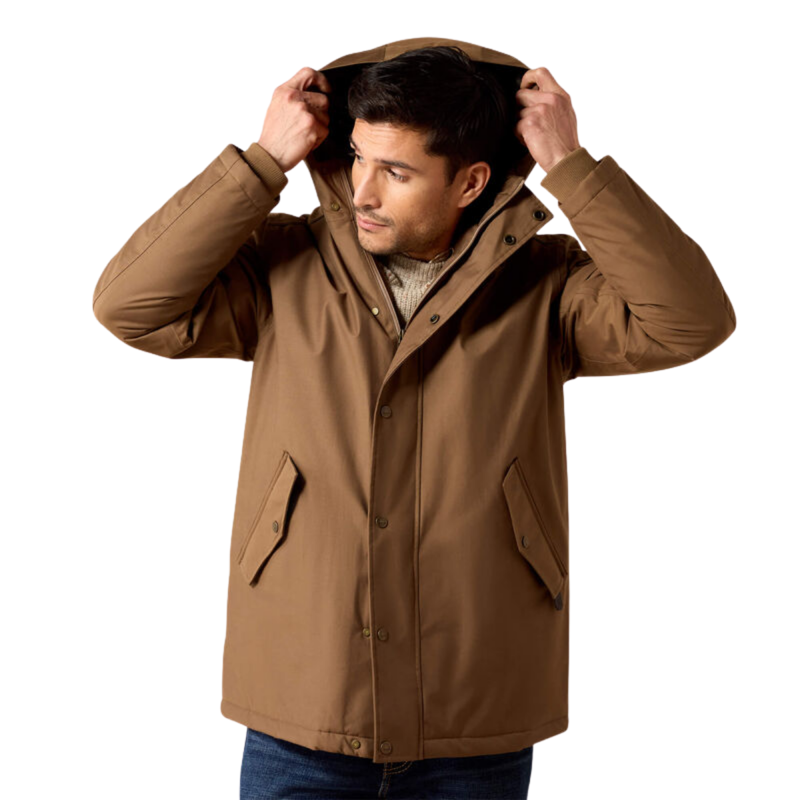 Ariat Men's Barrowmere Waterproof Insulated Parka - Malt-2