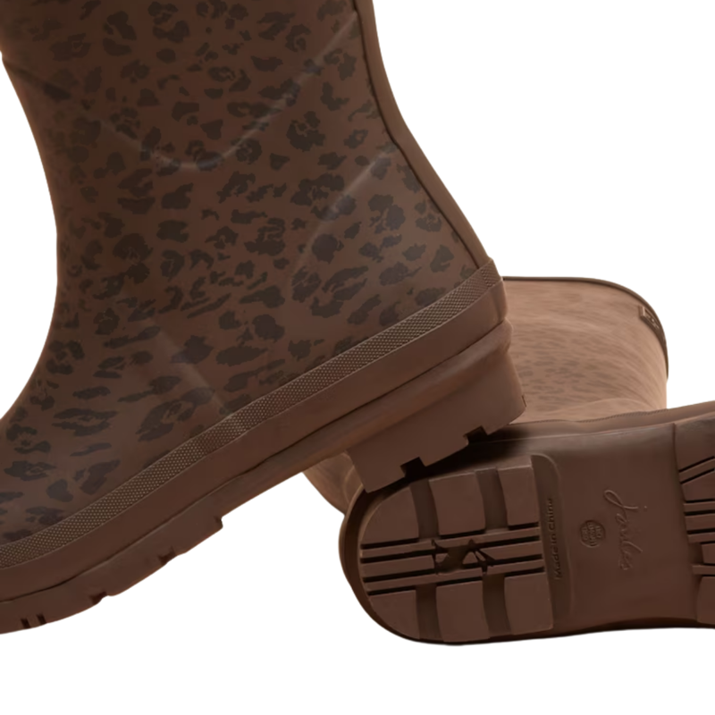 Joules Ladies Printed Adjustable Tall Wellies - Leopard-4