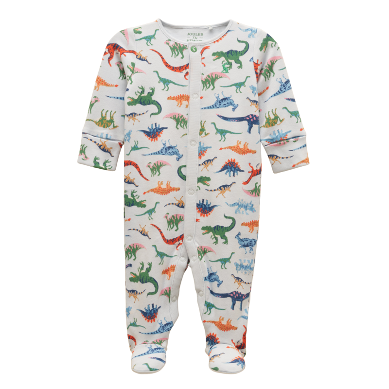 Joules Razamataz Babygrow - Blue Dino