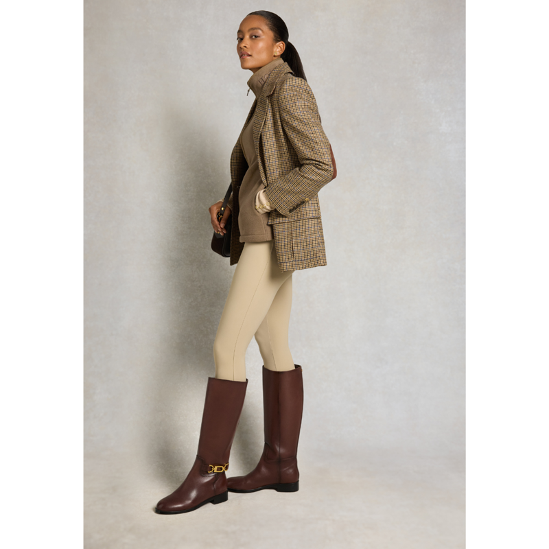 Holland Cooper Country Fleece Gilet - Mocha-3