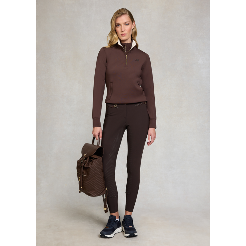 Holland Cooper Thermal Heritage Breeches - Chocolate-2