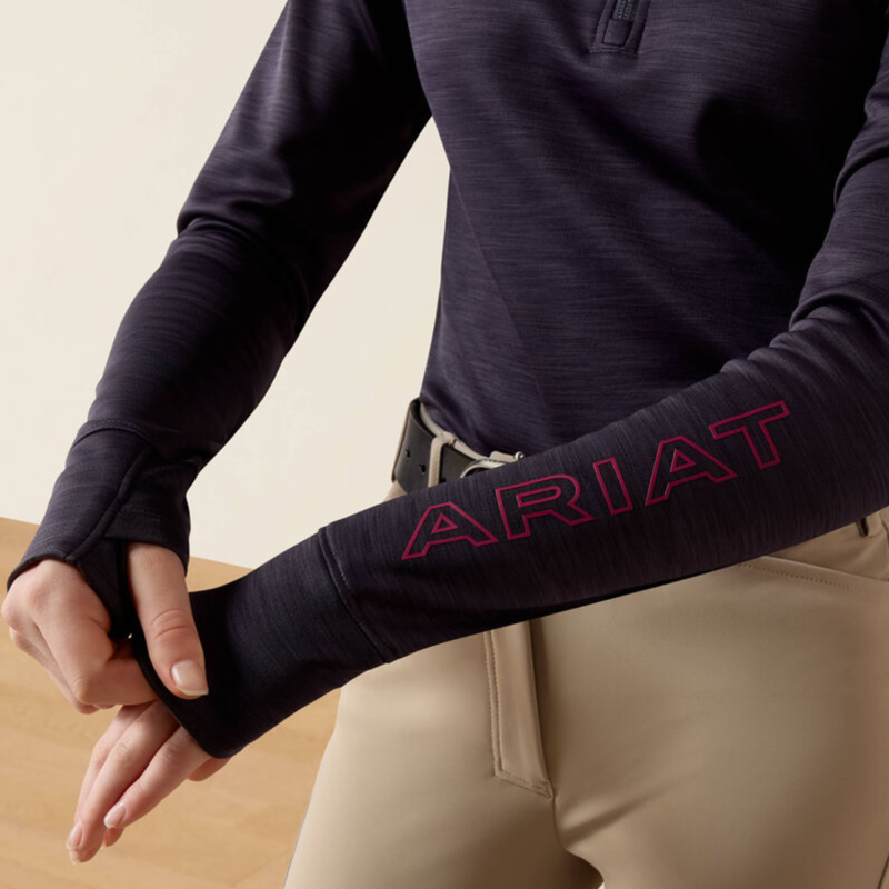 Ariat Youth Team EQ 1/2 Zip Pullover - Odyssey Grey-4