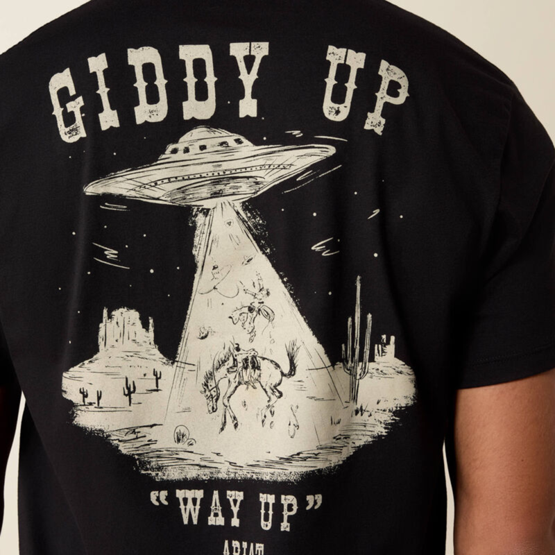 Ariat Men's Cowboy Way Up T-Shirt - Black-3