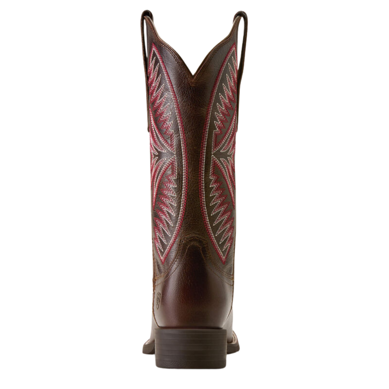 Ariat Women's Round Up Ruidoso Wide Square Toe Western Boot - Arizona Brown-3