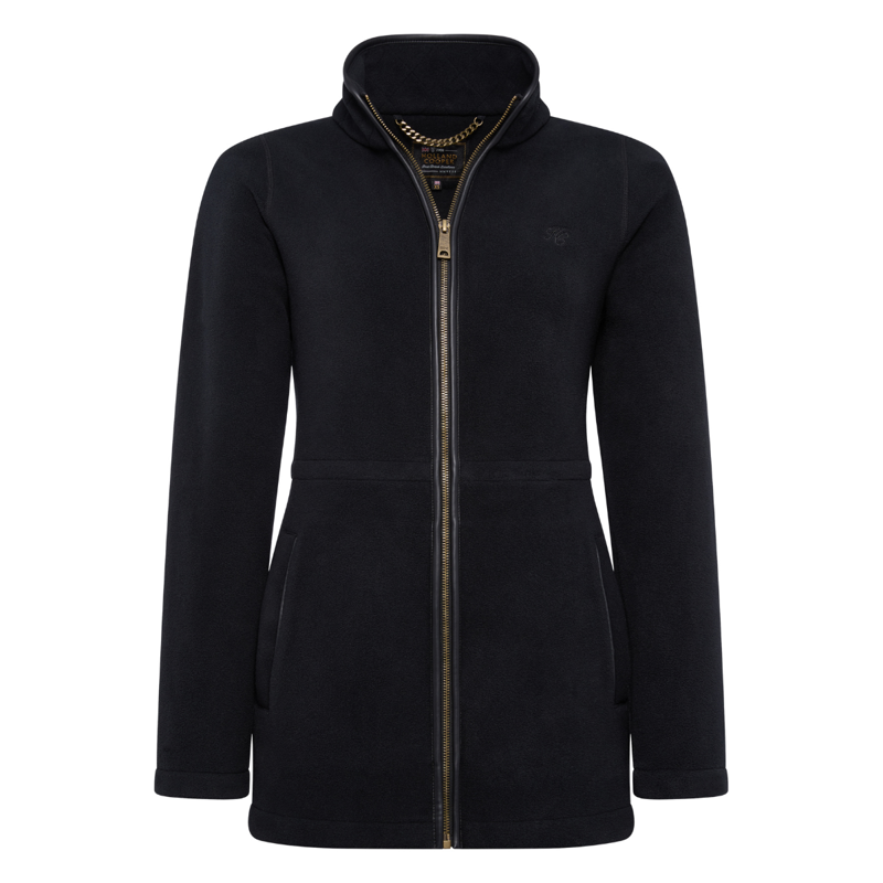 Holland Cooper Country Longline Fleece - Black-6
