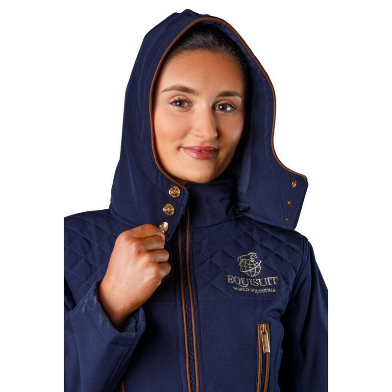 EQUISUIT Harvest Night Diamond Edition Equestrian Suit - Navy-4
