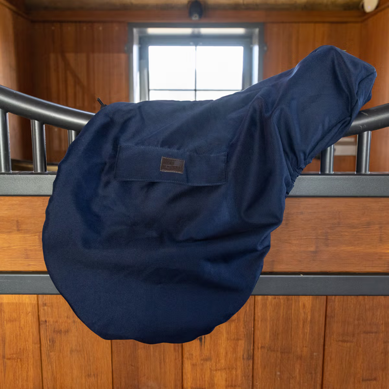 Kentucky Waterproof Show Jumping Saddle Cover - Navy-1