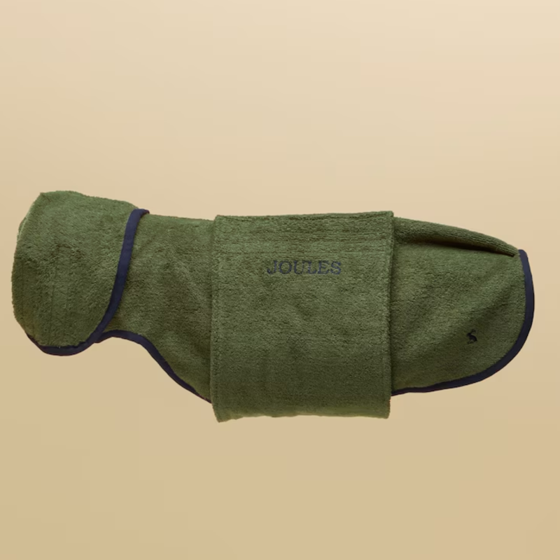 Joules Drying Dog Coat - Khaki-5